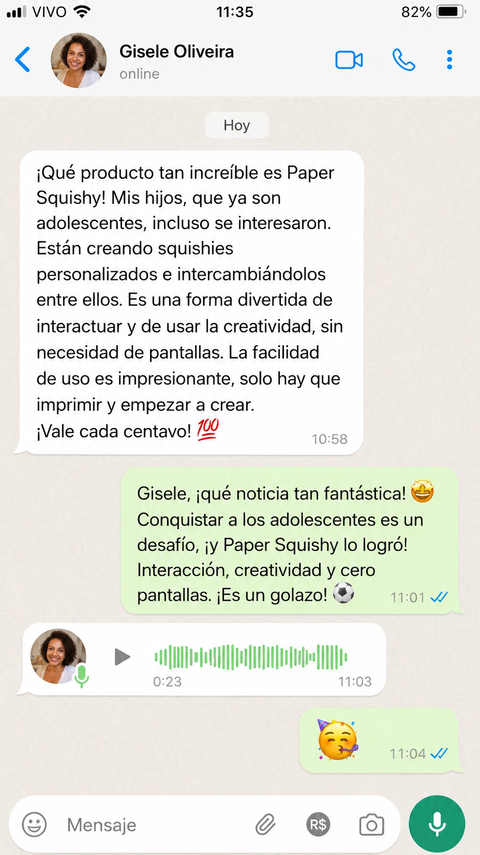 Captura de conversación real en WhatsApp 10